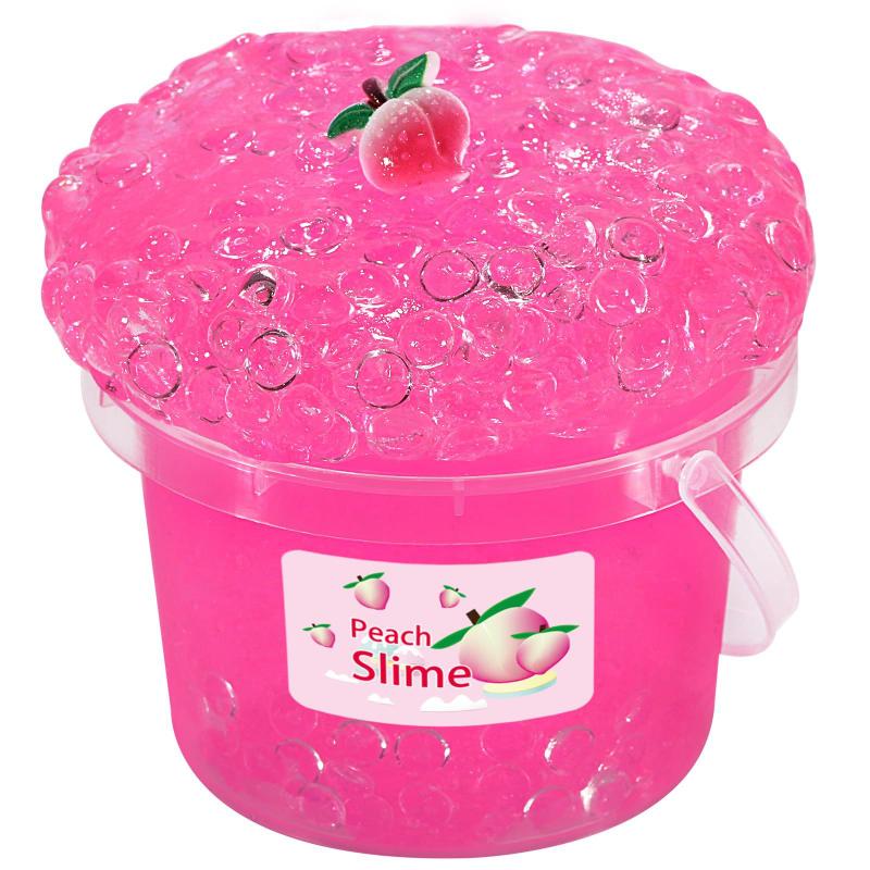 Cubo de gelatina Slime Azeperoy pré-fabricado rosa rosa Glimmer